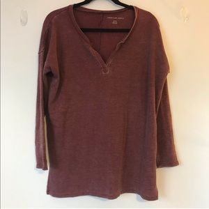American Eagle Waffle Knit Tee